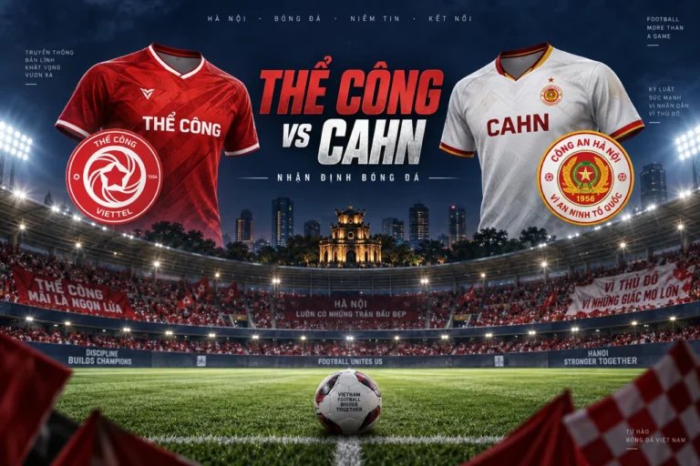Ảnh minh họa trận đấu Thể Công vs CAHN, không phải ảnh chụp trận đấu.