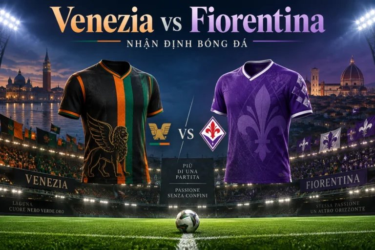 Ảnh minh họa trận đấu Venezia vs Fiorentina, không phải ảnh chụp trận đấu.